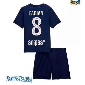 Paris Saint-Germain Fabian Ruiz #8 Echipament de Fotbal Replică 2025-26 Copii Acasa (+ Șorturi)